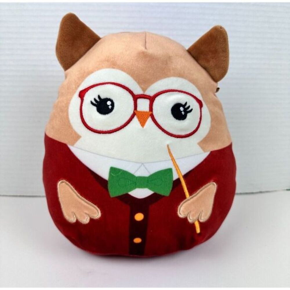 Squishmallow 8" Jaydelle The Owl Back To School Teacher Kellytoy Plush‎ Toy